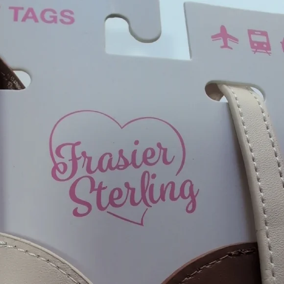 Frasier Sterling Football Theme Luggage Tag Set - Picture 3 of 6